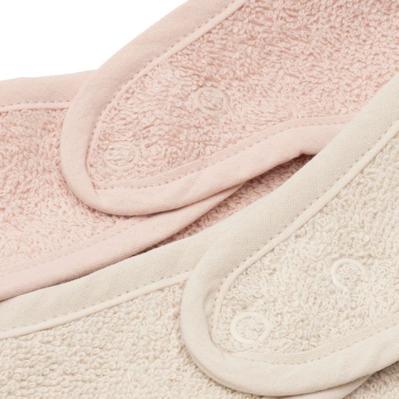 Lot de 2 bavoirs bandana Silk Rose-Sand Jollein Produit 5