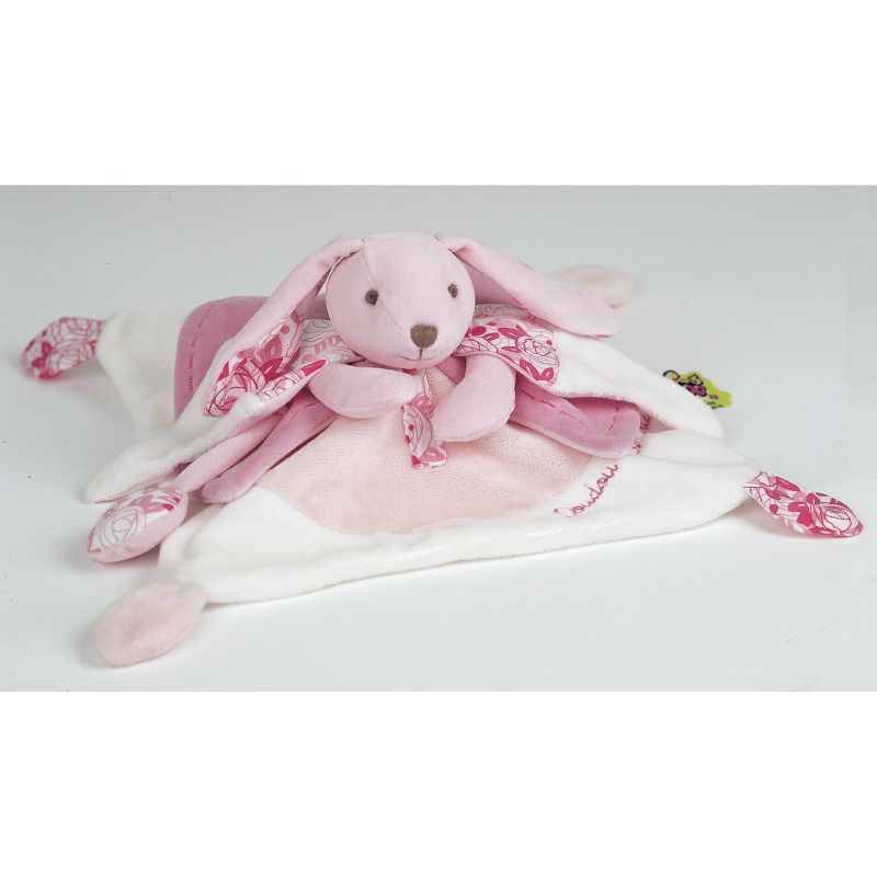Doudou lapin Tatoo rose Doudou et Compagnie