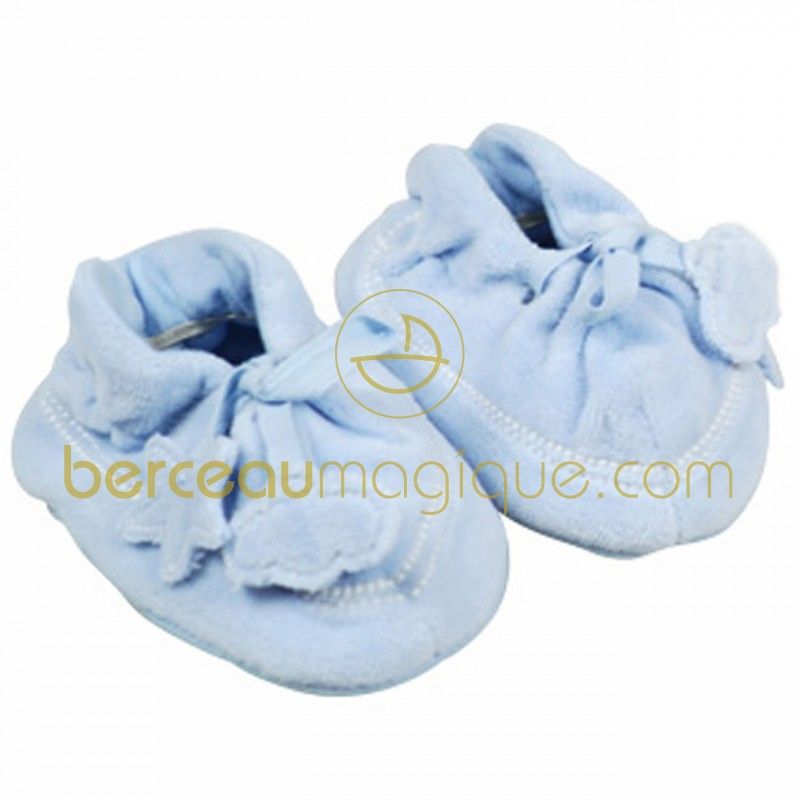 Chaussons bleu Naturel by Kaloo Kaloo