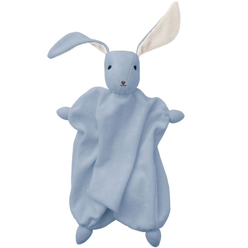 Doudou plat Tino bleu clair Hoppa