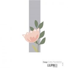 Lettre adhésive Bloom I  par Lilipinso