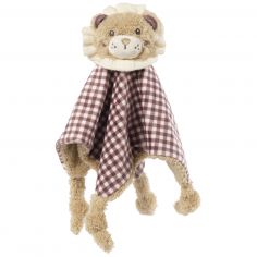 Doudou Lion Gala Cerise (25 cm) - Walking Mum