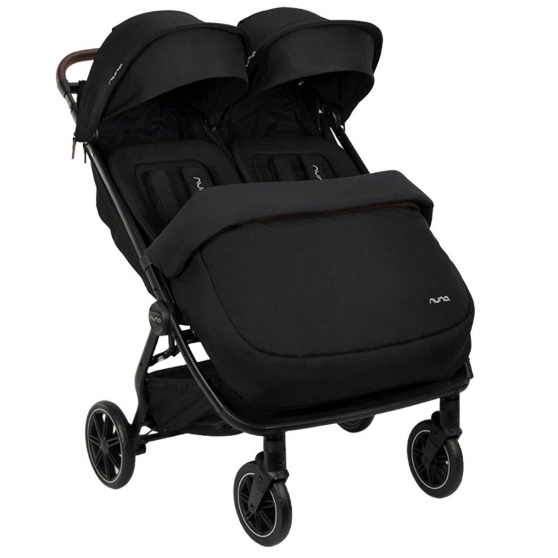 Chancelière poussette double TRVL DUBL Caviar Nuna Produit 1