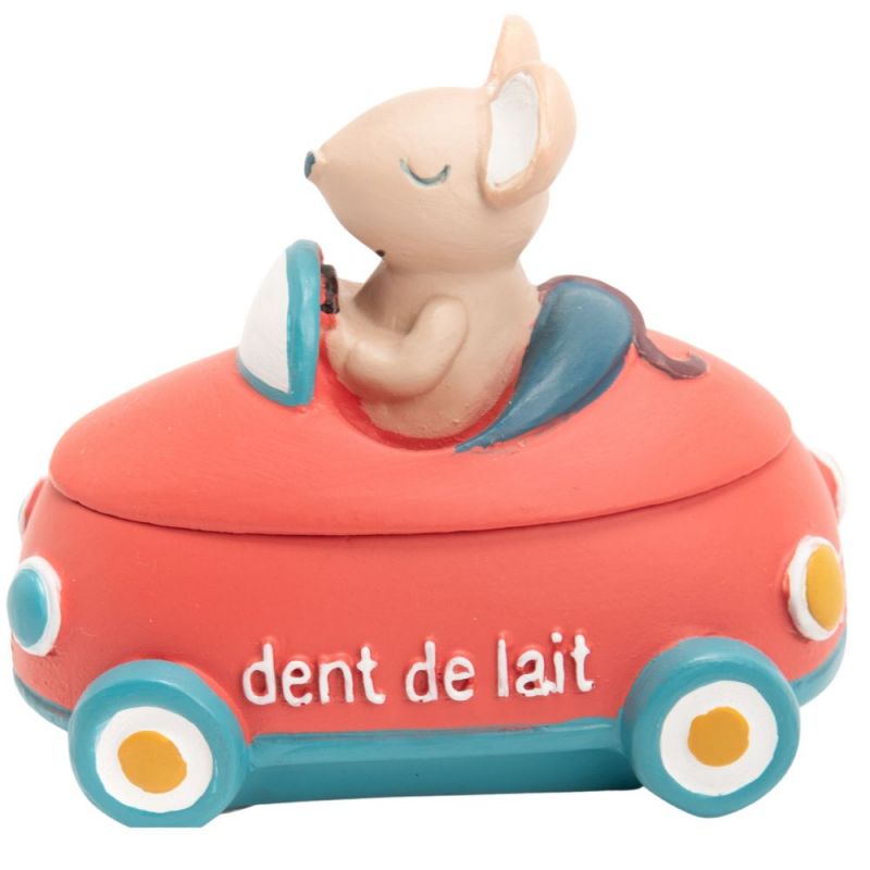 Boîte à dents voiture rouge Amadeus Les Petits