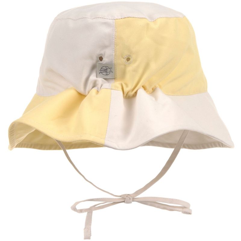 Bob anti-UV Motif damier jaune pâle et sel marin (3-6 ans) Lässig Produit 3