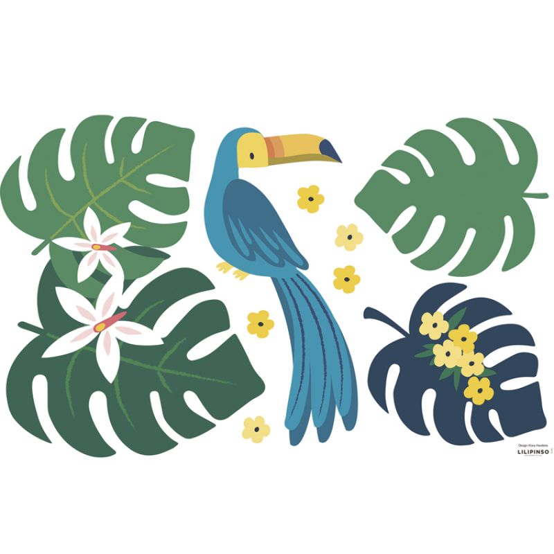 Planche de stickers Feuilles Rio Lilipinso