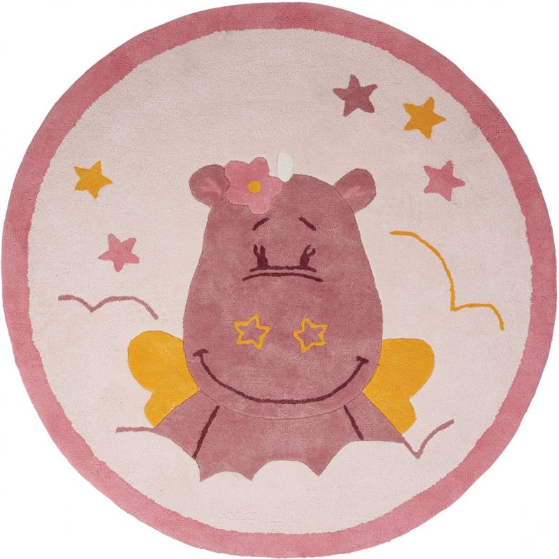 Tapis rond Mia et Victoria (120 cm) Noukie's