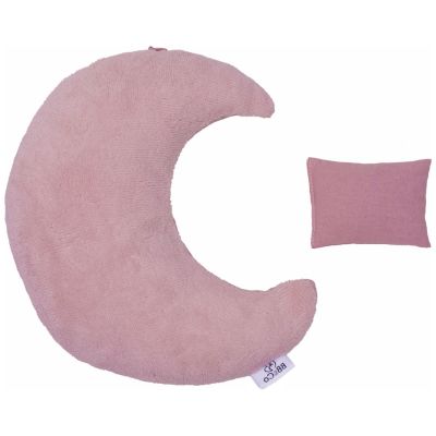 Bouillotte lune bambou et gaze de coton pétale BB & Co