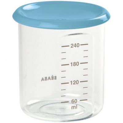 Pot de conservation Maxi portion bleu (240 ml) Béaba