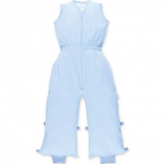 Gigoteuse Bébé Motif Pois Bleu Ciel 1,5 TOG - Pour 18 à 36 Mois - Conception Double Couche Pour Un Sommeil Sûr