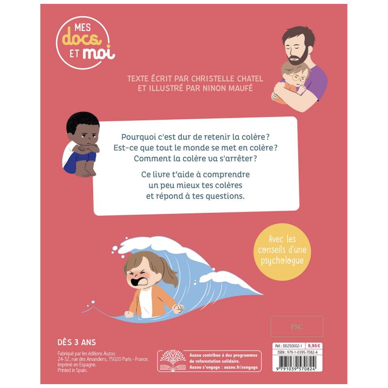 Livre Je me mets souvent en colère, comment ça se fait ? Auzou Editions Produit 4