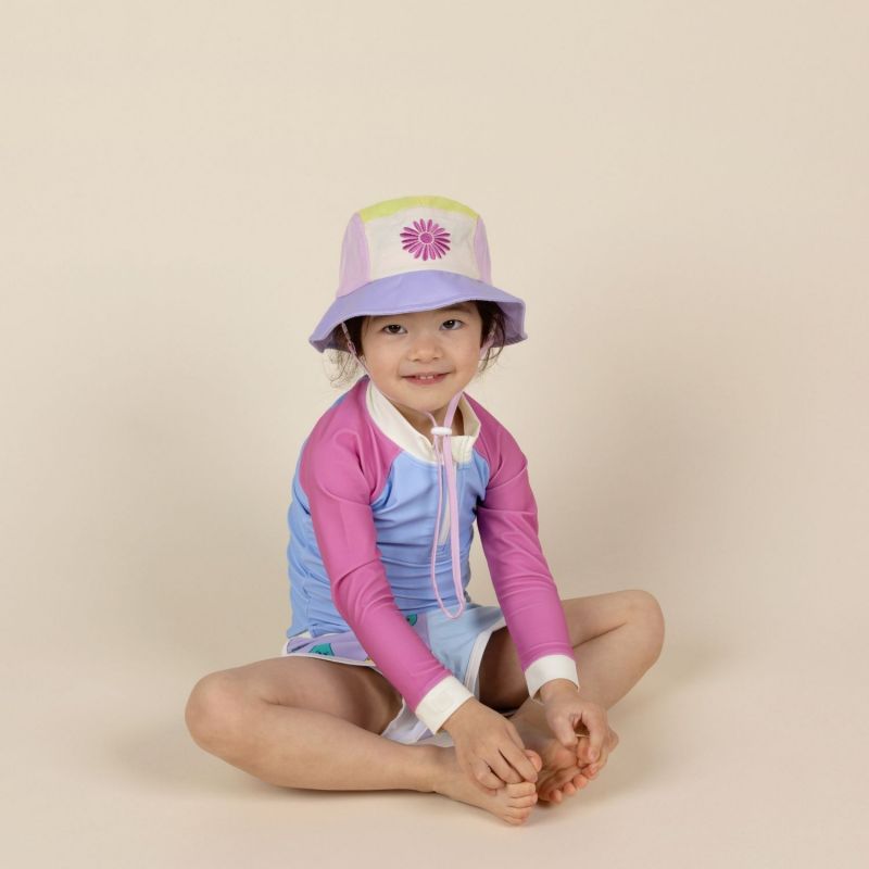 Chapeau anti-UV Camper Fun Fleur Jaune (12-24 mois) KI et LA Ambiance 9