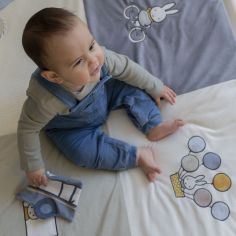 Tapis de parc Miffy fluffy bleu (80 x 100 cm)