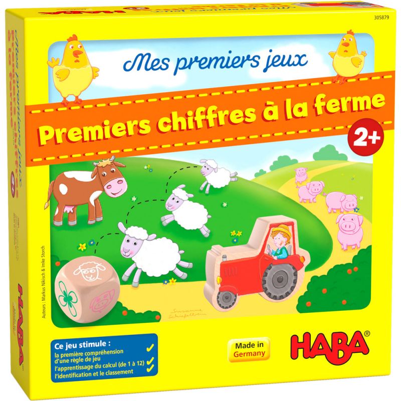 Jeu de société Premiers chiffres à la ferme Haba