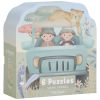 Set de 6 puzzles Safari Friends Little Dutch Produit 3