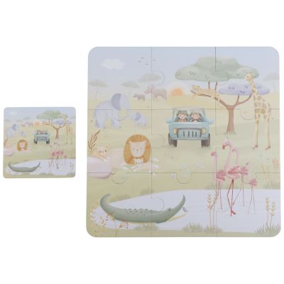 Set de 6 puzzles Safari Friends