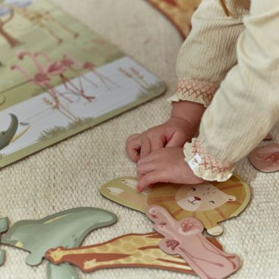 Set de 6 puzzles Safari Friends