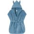 Peignoir de bain soft bambou pierre bleue (0-2 ans) - BB & Co