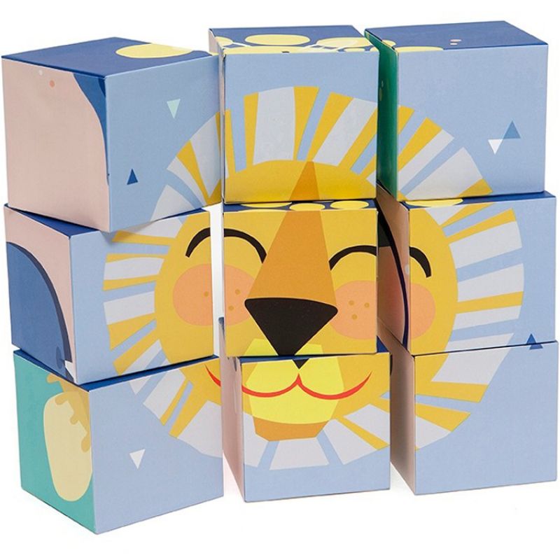 Puzzle cubes Oh sunshiny day (9 cubes) Petit Monkey