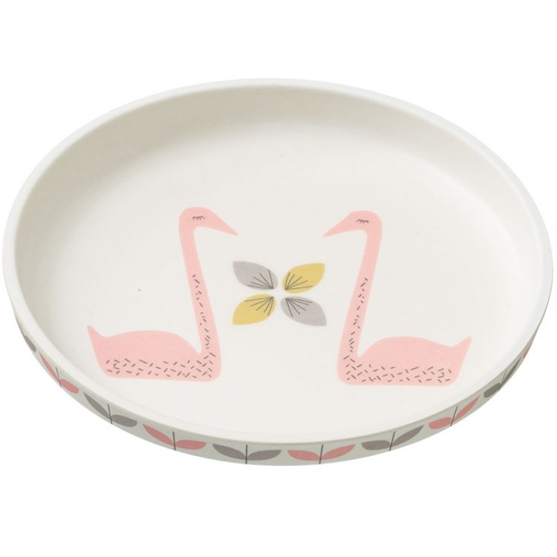 Assiette en bambou Cygne Fresk
