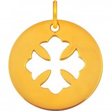 Médaille Signes Croix Copte 16 mm (or jaune 750°)  par Maison La Couronne