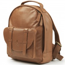 Petit sac à dos Chestnut Leather en cuir  par Elodie Details