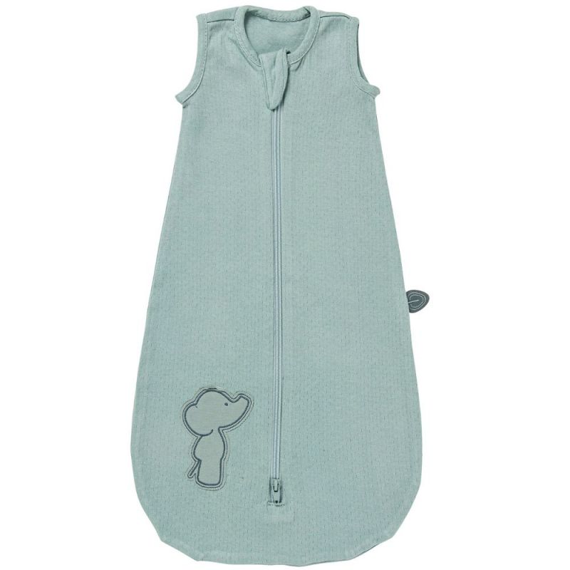 Gigoteuse légère en coton vert sauge Luna & Axel TOG 0,5 (60 cm) Nattou