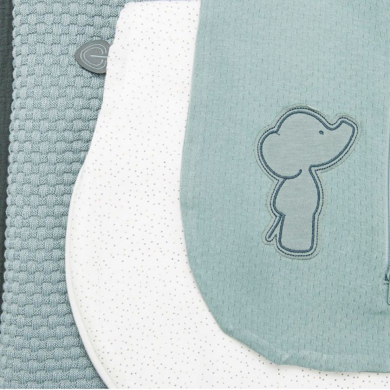 Gigoteuse légère en coton vert sauge Luna & Axel TOG 0,5 (60 cm) Nattou Produit 3