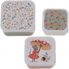 Lot de 3 boîtes à goûter Charlie la souris - Amadeus Les Petits
