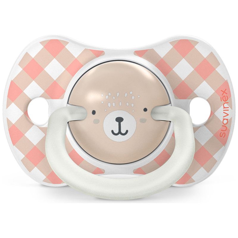 Lot de 2 sucettes symétriques SXPro Wild&Free Night and Day Rose (6-18 mois) Suavinex Produit 3