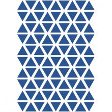 Stickers triangles adriatic bleus (29,7 x 42 cm)  par Lilipinso
