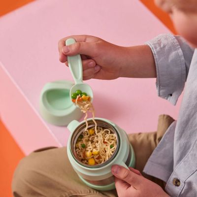 Boîte à repas isotherme avec fourchette Spear Mint (335 ml)