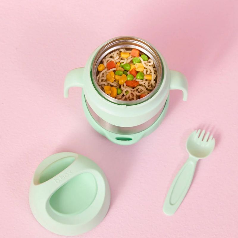 Boîte à repas isotherme avec fourchette Spear Mint (335 ml) B.Box Ambiance 6