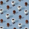 Peluche Amuseable Grain de café (13 cm)  par Jellycat