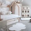 Tapis nuage en coton blanc (67 x 100 cm)  par Lilipinso
