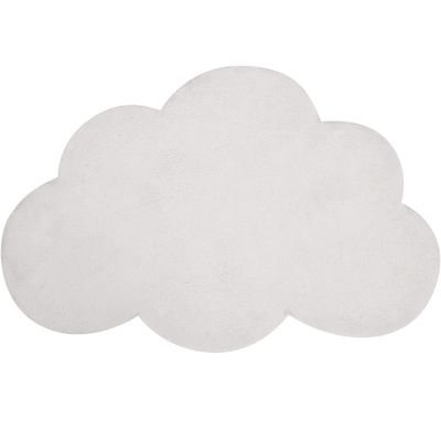 Tapis nuage en coton blanc (67 x 100 cm)  par Lilipinso