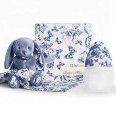 Coffret Biberon et doudou X Tartine et Chocolat Bleu - Elhée