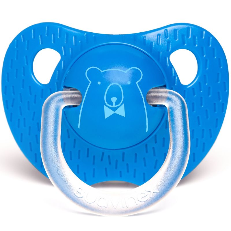 Sucette physiologique Ours bleu (6-18 mois) Suavinex