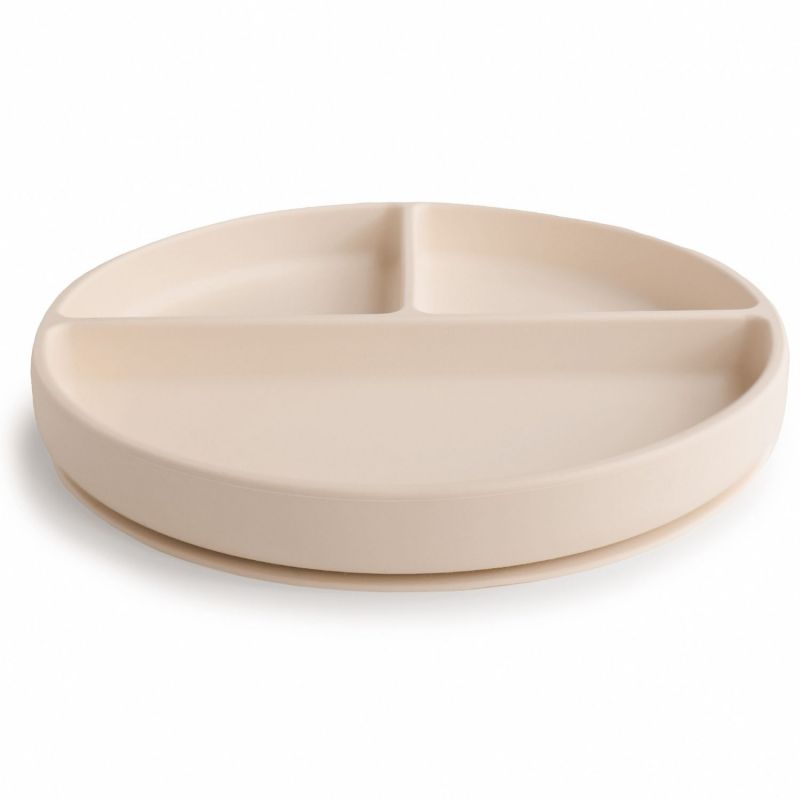 Assiette à compartiments en silicone avec ventouse Shifting Sand Mushie Produit 3