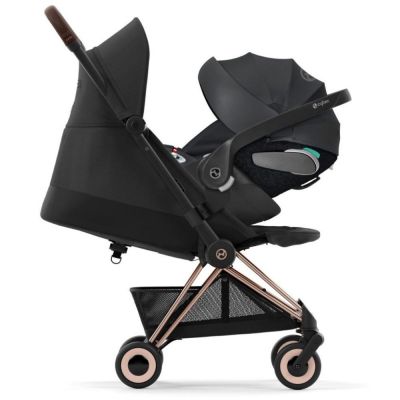 Adaptateurs siège auto bébé pour poussettes ultra-compacte COYA noir
