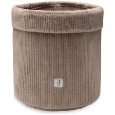 Panier de rangement Cloudy Rib Milky Coffee (35 x 30 cm) - Jollein