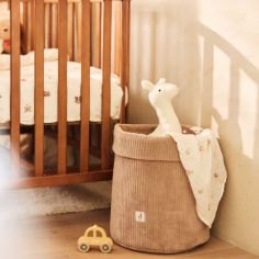 Panier de rangement Cloudy Rib Milky Coffee (35 x 30 cm)