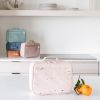 Lunch bag en tissu recyclé Terrazzo rose (6 L) 3 sprouts Ambiance 2