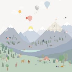 Papier peint panoramique Montagne (250 x 200 cm)