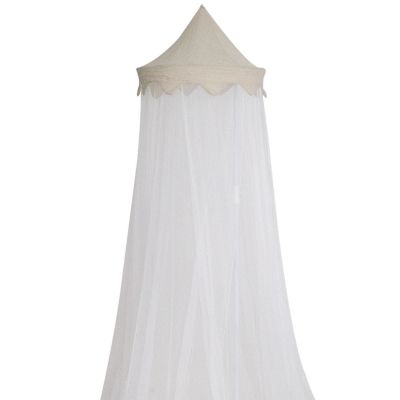 Ciel de lit moustiquaire Sable (245 cm) Trois Kilos Sept