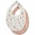 Variation Blanc, rose, vert du produit Lot de 2 bavoirs en mousseline Blush-Pink Floral de la marque Mushie