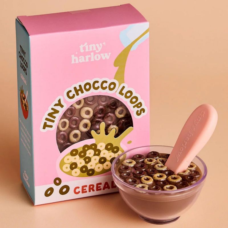 Bol de Céréales Chocolat pour poupée Tiny Harlow Ambiance 2