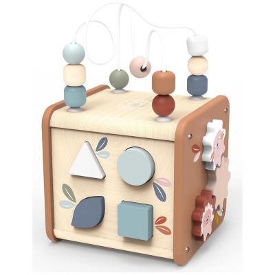 Cube d'activités en bois
