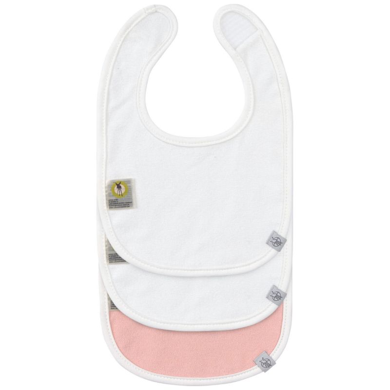 Lot de 3 bavoirs naissance GOTS Happy Fruits pêche Lässig Produit 3