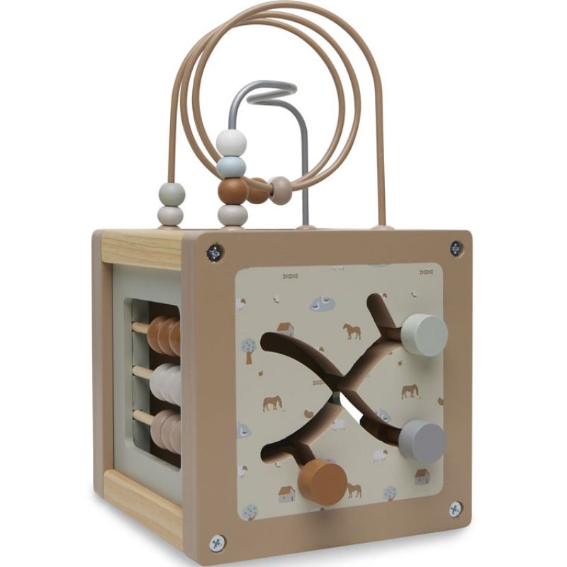 Cube d'activités en bois Farm Jollein
